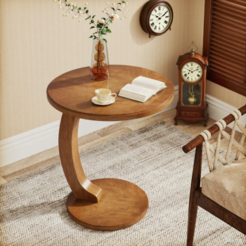Wood End Table
