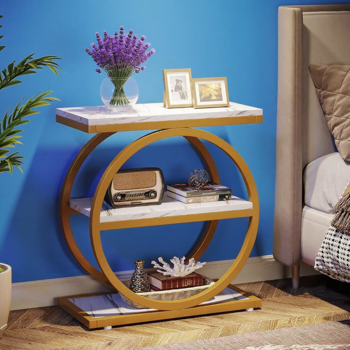 Wood End Table