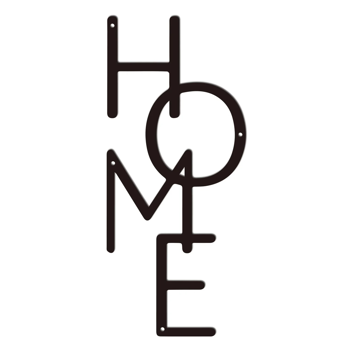 1PC Unique HOME Metal Sign: Perfect for Bedroom Decor & Housewarming Gifts.Wall Sculptures