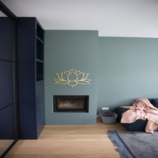 Stunning Large Lotus Metal Wall Art – Modern Living Room Decor & Fabulous Bridal Shower Gift.Wall Sculptures-cif buy-16