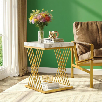 Wood End Table