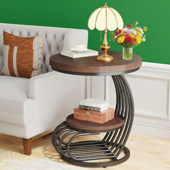 Wood End Table