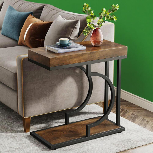 Wood End Table-4
