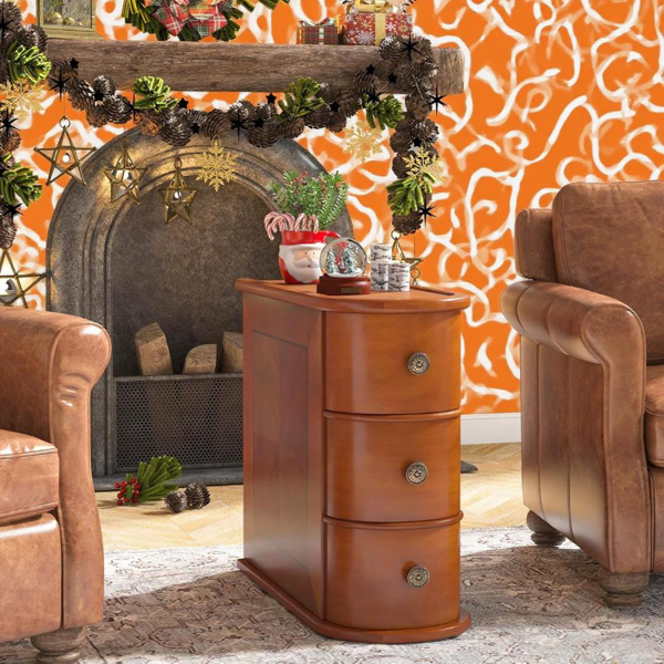 Wood End Table-4