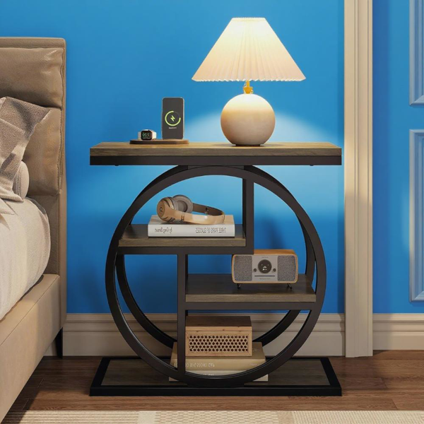 Wood End Table-3
