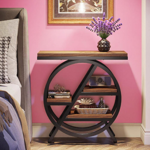 Wood End Table-4