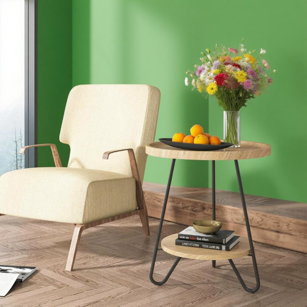 Wood End Table-4