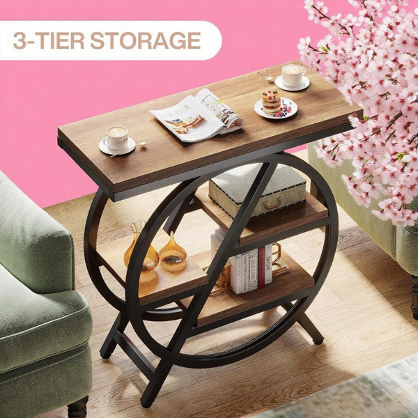 Wood End Table-6