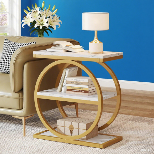 Wood End Table-7