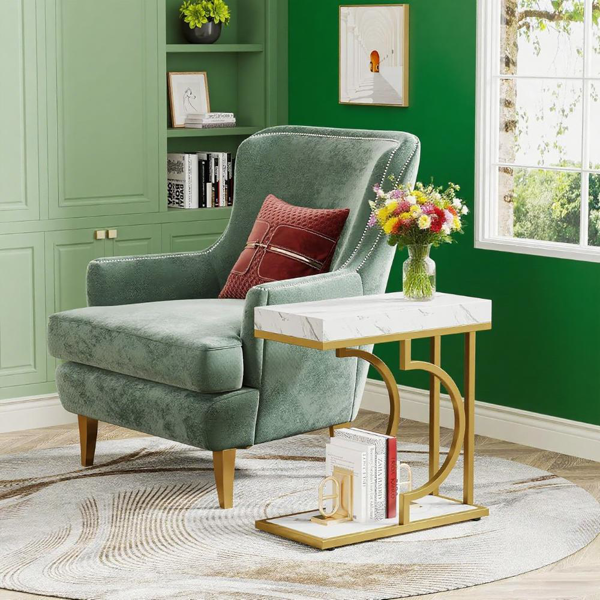 Wood End Table-6