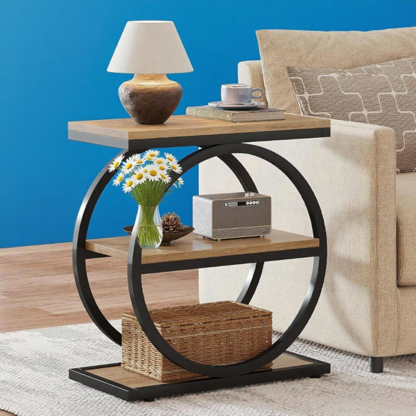 Wood End Table-6