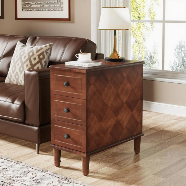 Wood End Table-6
