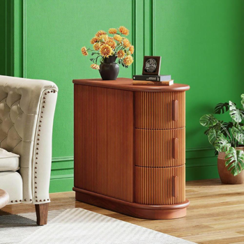 Wood End Table