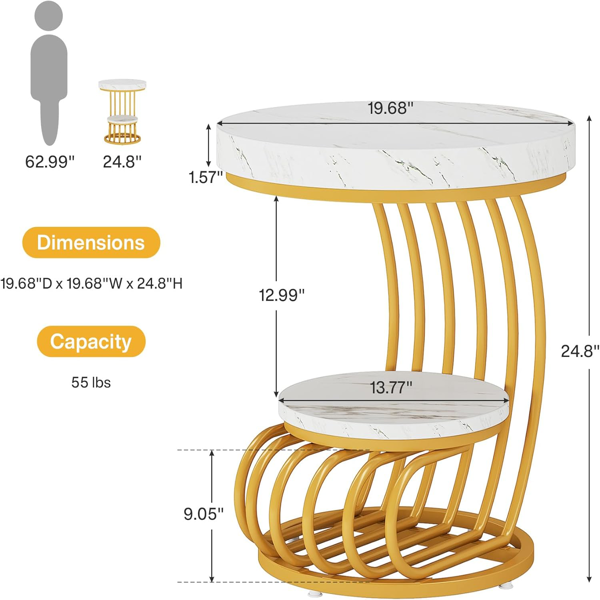 Wood End Table-2