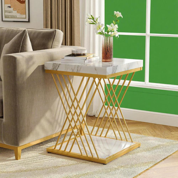 Wood End Table-4
