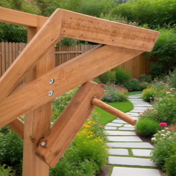Garden Bed、 Wooden Wishing Well-5