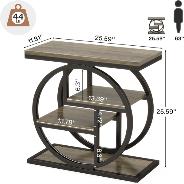 Wood End Table-2