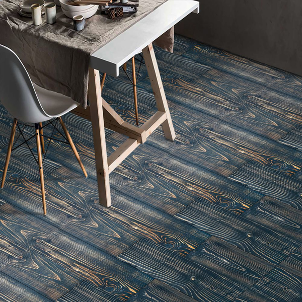 10 Pcs Peel & Stick PVC Flooring, Wood Grain Floor Stickers,Self-Adhesive And Waterproof Tile Sticker,DIY Stickers- For Decorating Living Rooms,Bedrooms,Kitchen, Balcony And Offices Floor Decoration-7