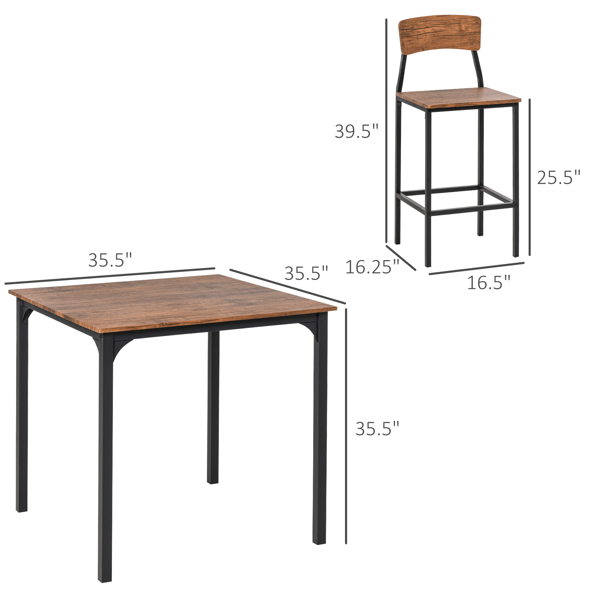 Pub Table and Chair（Not Supported non-defective remorse returns）-3
