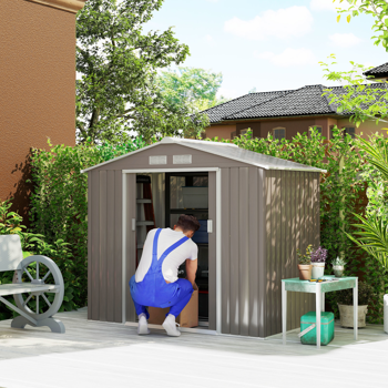 Outdoor Garden Storage Shed Tool House ( Amazon Shipping)（Prohibited by WalMart）（Not Supported non-defective remorse returns）