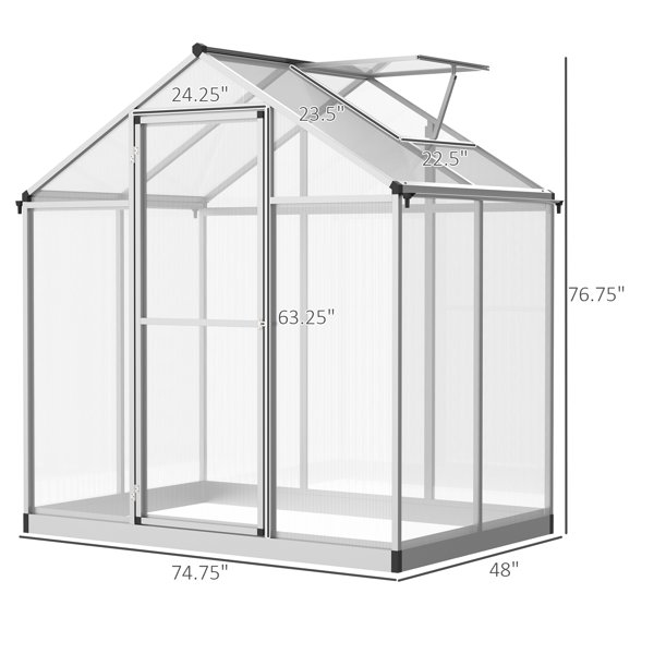 Greenhouse Walk-in Grow House（Not Supported non-defective remorse returns）-2