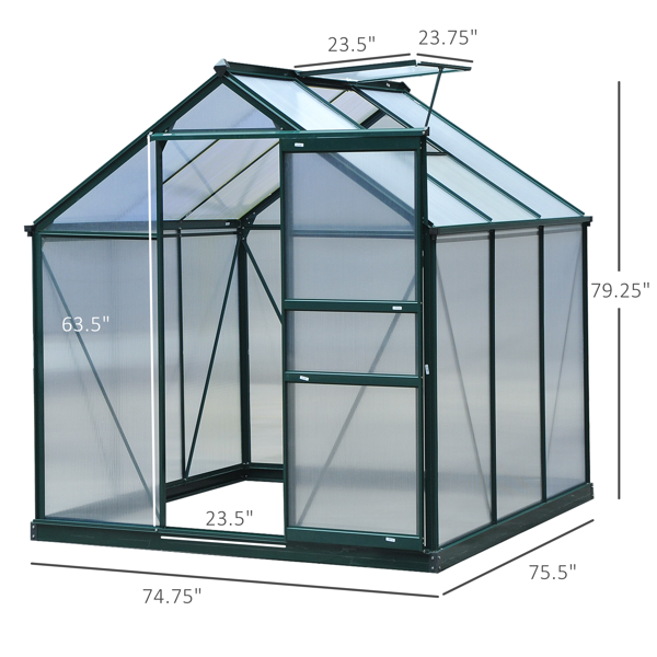 Greenhouse Walk-in Grow House（Not Supported non-defective remorse returns）-3