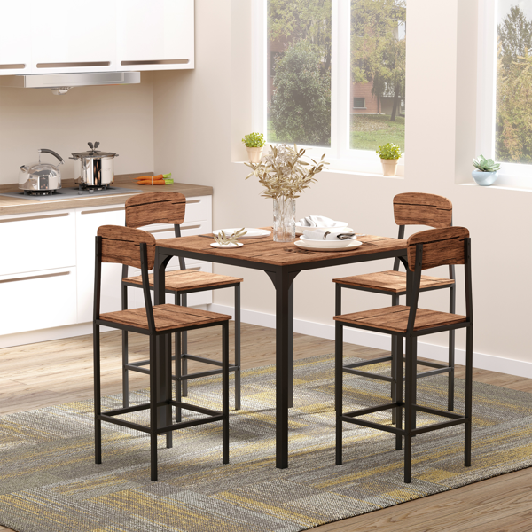 Pub Table and Chair（Not Supported non-defective remorse returns）-1