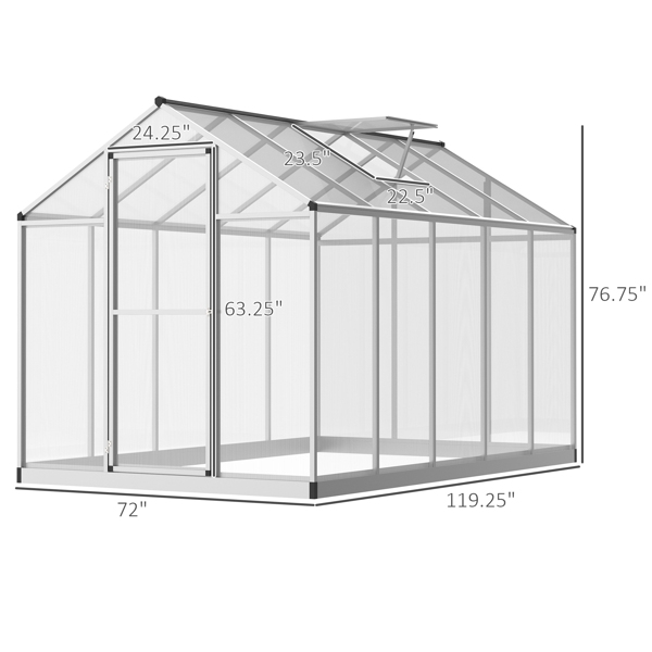 Greenhouse Walk-in Grow House（Not Supported non-defective remorse returns）-3